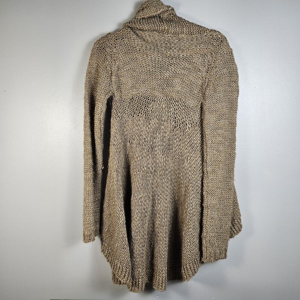 Elsamanda Anthropologie Cardigan Sweater Women's Wool Alpaca Blend Loose Knit - Picture 2 of 6